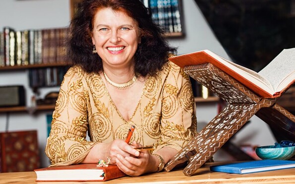 Lesung mit Claudia Ott Tausendundeine Nacht. Das Buch der Liebe, Foto: Uckermärkische Literaturgesellschaft, Lizenz: Uckermärkische Literaturgesellschaft