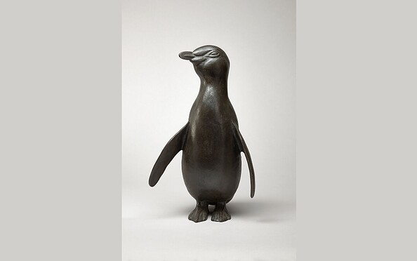 August Gaul, Pinguin, 1914-1920, Foto: Kulturstiftung Sachsen-Anhalt, Kunstmuseum Moritzburg Halle (Saale), Lizenz: Kulturstiftung Sachsen-Anhalt, Kunstmuseum Moritzburg Halle (Saale)