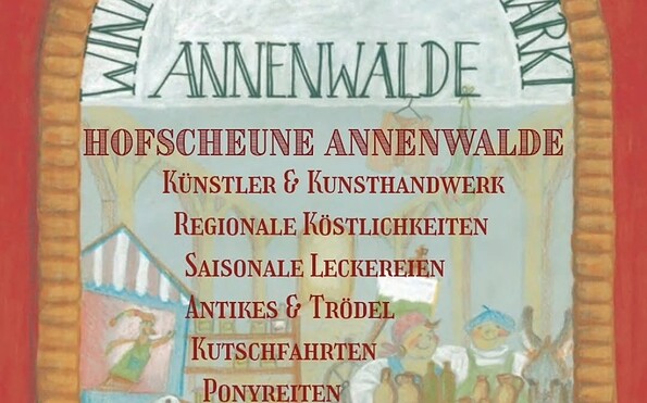winterlicher Schaunenmarkt, Foto: Gestüt Annenwalde