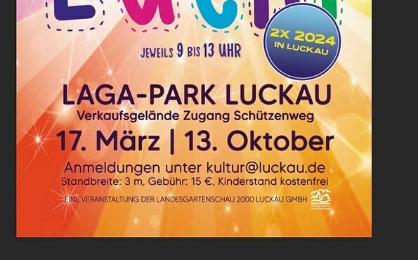 Flyer LUCKI, Foto: LAGA Luckau 2000 gGmbH