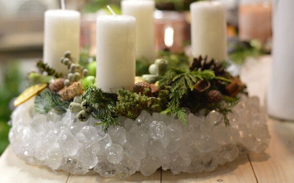 Adventskranz, Foto: Andrea Golk, Lizenz: Andrea Golk