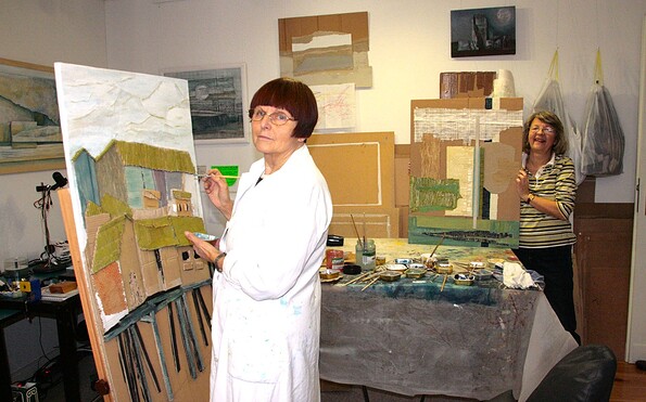 Kunstkurs im Atelier von annhoff, Foto: annhoff, Lizenz: annhoff