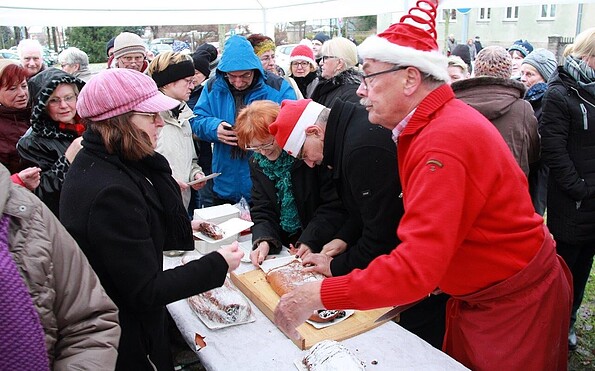 Stollenanschnitt Petershagen, Foto: Kathleen Brandau, Lizenz: Gemeinde P/E