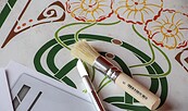 Workshop kreative Wandgestaltung mit historischen Techniken, Foto: Ehrhardt, Lizenz: Museum OSL