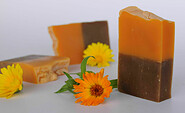 Seife Henna-Calendula, Foto: Melanie Gohlke, Lizenz: Gabis Seifenmanufaktur