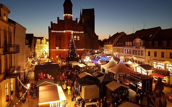 Weihnachtsmarkt, Foto: Rolandstadt Perleberg, Lizenz: Rolandstadt Perleberg