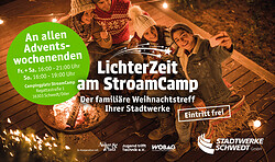 LichterZeit am StroamCamp | Der familiäre Weihnachtstreff Ihrer Stadtwerke
