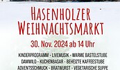 Hasenholzer Weihnachtsmarkt