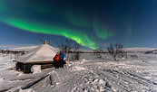 Nordlicht bei Kilpisjaervi, Foto: Sandra Butscheike