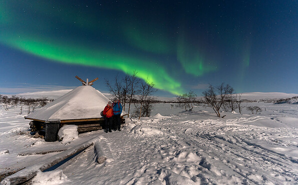Nordlicht bei Kilpisjaervi, Foto: Sandra Butscheike