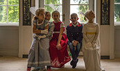 Familienführung im Schloss Paretz, Foto: Hans Bach, Lizenz: SPSG