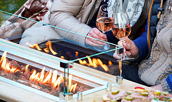 Erlebniskahnfahrt bei loderndem Kaminfeuer durch die Spreewaldstadt Lübben