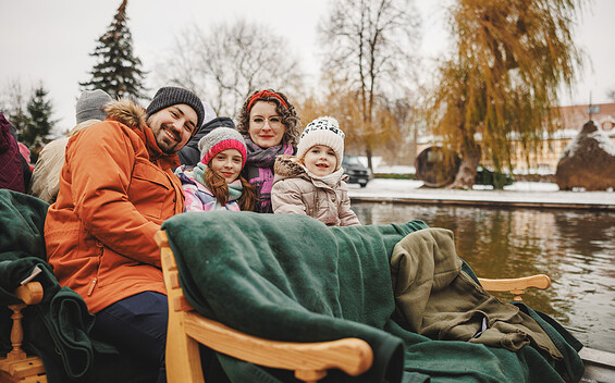 Spreewaldweihnacht - Winterkahnfahrt, Foto: Ron Marzok, Lizenz: Museum OSL