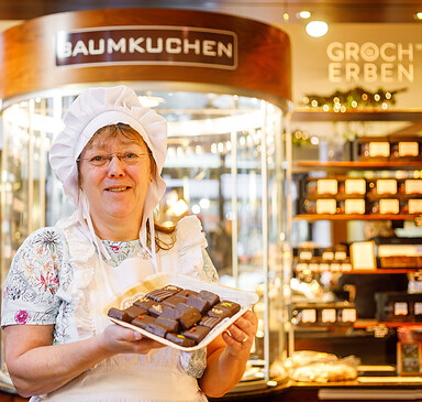 Die Cottbuser Buamkuchenfrau, Foto: Andreas Franke, Lizenz: CMT Cottbus