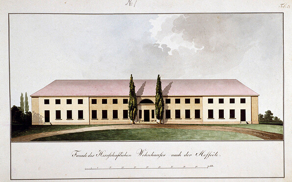 Schloss Paretz, Paretzer Skizzenbuch, Foto: SPSG, Lizenz: SPSG