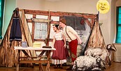 Der Frider und das Katerlieschen gespielt vom Wandertheater Schwalbe, Foto: Linke, Lizenz: Museum OSL