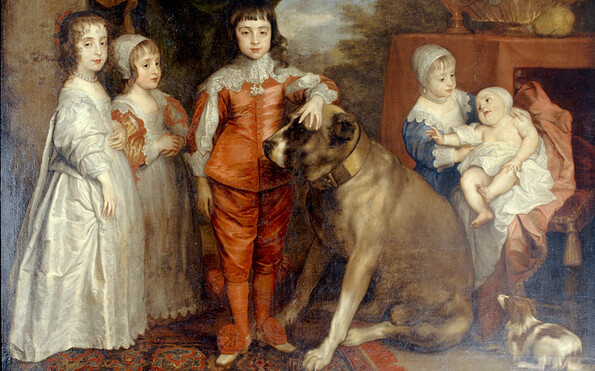 Anton van Dyck, Werkstatt: Die fünf ältesten Kinder Karls I., Foto: Wolfgang Pfauder, Lizenz: SPSG