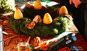 Adventskranz binden, Foto: Denise Rose, Lizenz: Denise Rose