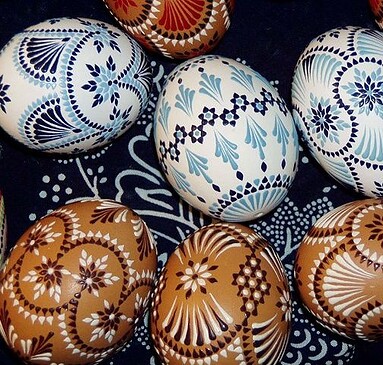 Sorbische Ostereier, Foto: Christoph Neumann, Lizenz: Amt Burg (Spreewald)
