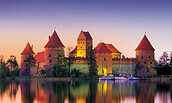 Gotische Wasserburg Trakai in Litauen, Foto: Aneta u. Dirk Bleyer, Lizenz: Aneta u. Dirk Bleyer