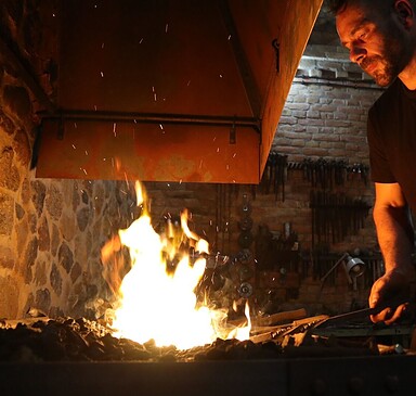 Schmiedekurs, Foto: Julia Luise Schulz, Lizenz: Julia Luise Schulz