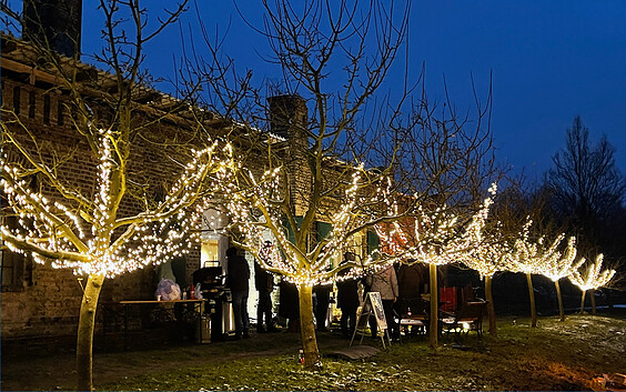 Potsdamer WEINnacht auf dem Königlichen Weinberg , Foto: Mosaik-Berlin gGmbH, Lizenz: Mosaik-Berlin gGmbH
