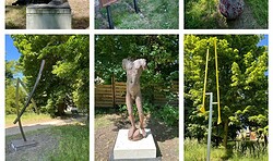 3. Dauerausstellung im Skulpturengarten an der Dorfkirche Wandlitz