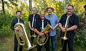 Posaunenquartett Tagesform mit H. Henneberg, Foto: Wolfgang Lücke, Lizenz: Amt Burg (Spreewald)