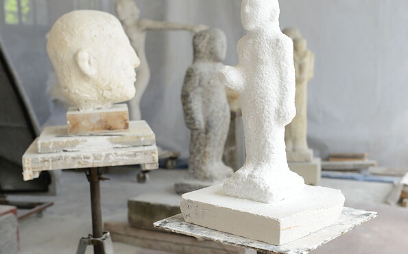 Emerita Pansowovà, Blick ins Atelier, Foto: Anne Schulz