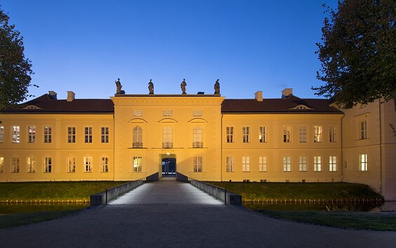 Schloss Rheinsberg, Stadtseite, Foto: Leo Seidel, Lizenz: SPSG