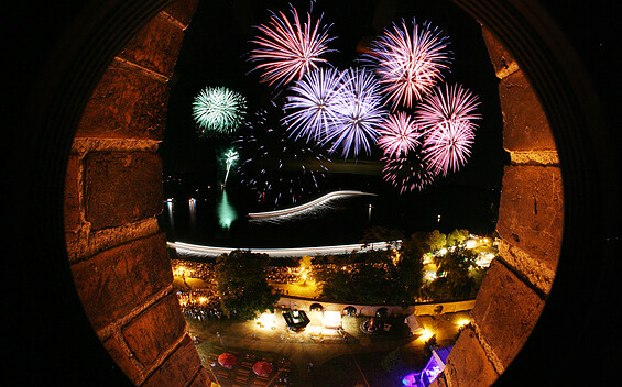 Ruppiner See in Flammen, Foto: Tourismus-Service BürgerBahnhof GmbH, Lizenz: Tourismus-Service BürgerBahnhof GmbH