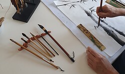 Workshop: "Sumi-e" Japanische Tuschemalerei mit Uta Wilczok