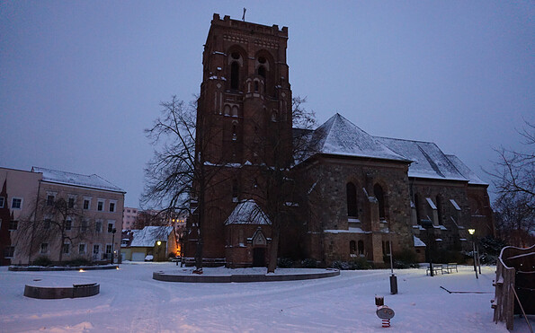 evangelische Kirche, Foto: Elke Englert, Lizenz: Stadt Schwedt/Oder