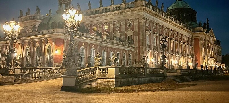 Königlich flanieren im Neuen Palais