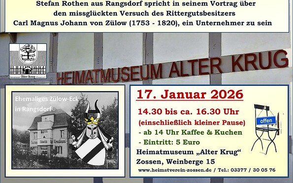 Foto: Heimatverein Alter Krug Zossen, Lizenz: Heimatverein Alter Krug Zossen