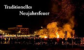Traditionelles Neujahrsfeuer, Foto: Förderverein der FFW Werder (Havel), Lizenz: Förderverein der FFW Werder (Havel)