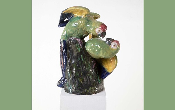 Emil Pottner, Soldatenaras sich neckend, 1911, Privatbesitz, Foto: Lea Gryze