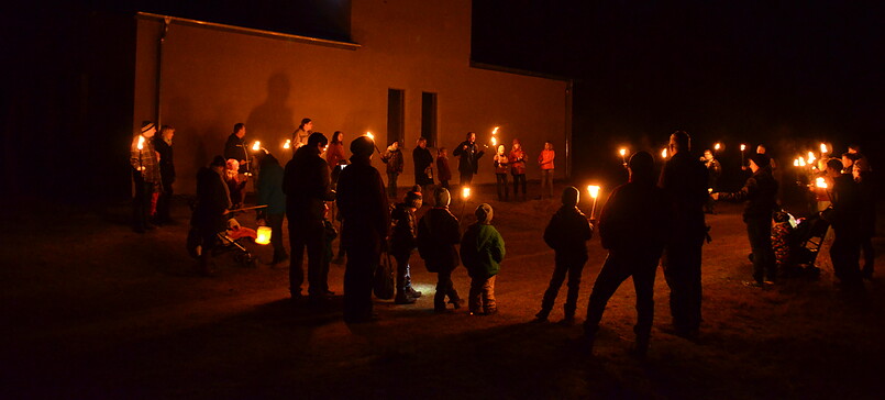 Fackelwanderung im Wildgehege - Winterferienprogramm