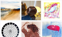 Tusche in Nass – Kleine Landschaften in schwarz weiß