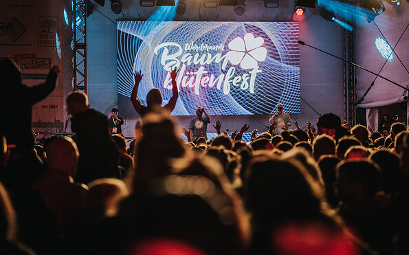 Bühne Baumblüte, Foto: Manuel Gutjah, Lizenz: Stadt Werder (Havel)