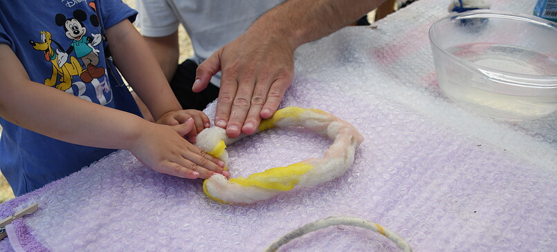 Vom Schaf zur Wolle - Winterferienprogramm