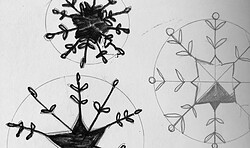 FERIENPROGRAMM | DRUCKEN IN DER LITHOGRAFIEWERKSTATT Winterliche Motive – Schneekristalle