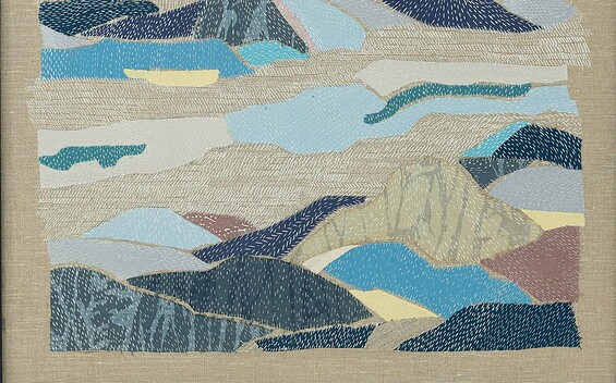 Sabine Barber. Beim Anbruch des Morgens. Textile Bilder