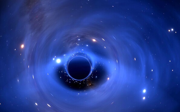 Schwarzes Loch, Foto: Space Engine, Lizenz: SpaceEngine