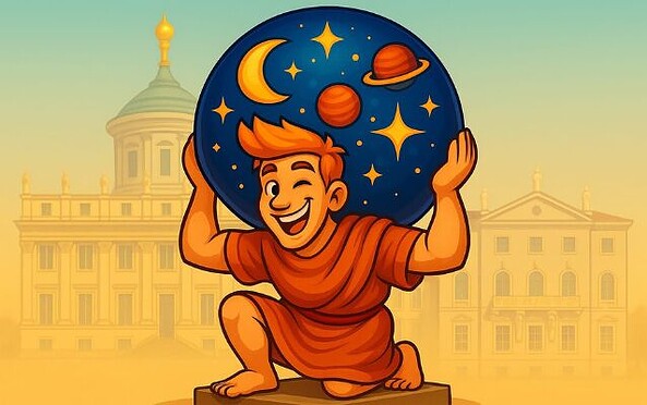 Der Atlas erzählt, Foto: ChatGPT, Anke Stemmann, Lizenz: Potsdam Museum