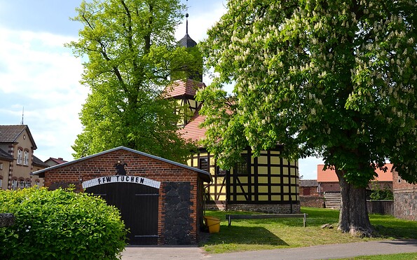 Fachwerkkirche Tuchen, Foto: Archiv, Lizenz: Amt Biesenthal-Barnim