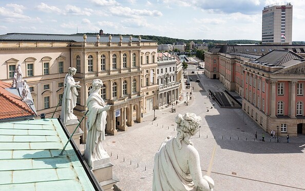 Blick vom Potsdam Museum, Foto: P.M. Bauers, Lizenz: Potsdam Museum