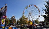 Schwedter Oktoberfest mit Riesenrad, Foto: Elke Englert, Lizenz: Stadt Schwedt/Oder