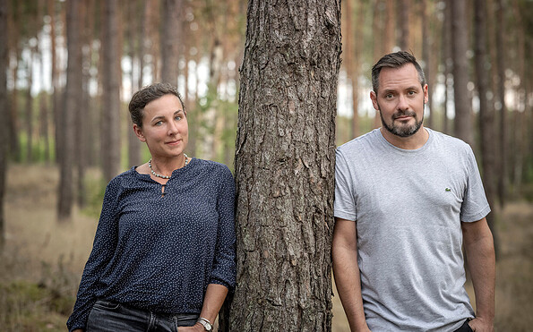 Juli Zeh und Simon Urban, Foto: Peter von Felbert, Lizenz: Lausitz Festival GmbH