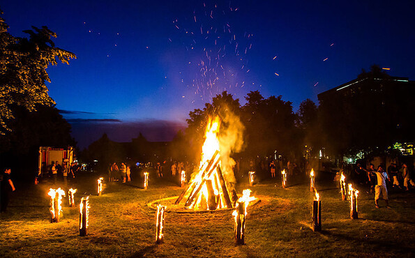 Mittsommernachtsfeuer, Foto: Stadt Schwedt/Oder, Lizenz: Stadt Schwedt/Oder